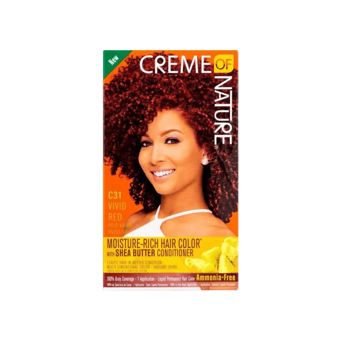 Creme of Nature Moisture Rich Hair Color Kit #C31-Vivid Red