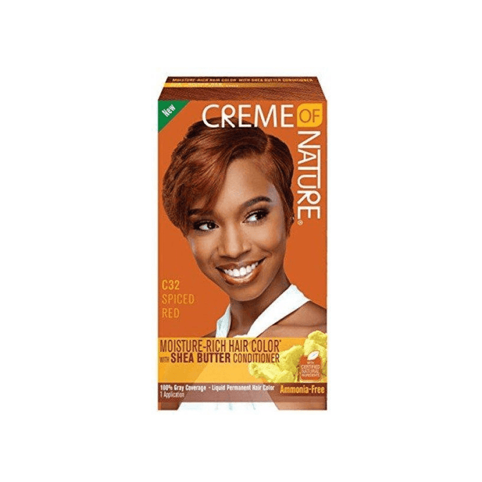 Creme of Nature Moisture Rich Hair Color Kit #C32-Spiced Red