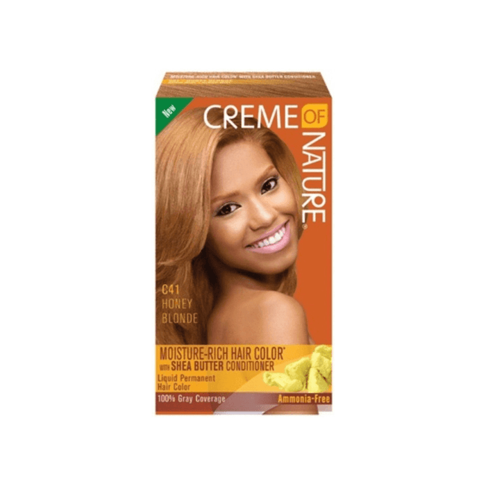 Creme of Nature Moisture Rich Hair Color Kit #C41-Honey Blonde