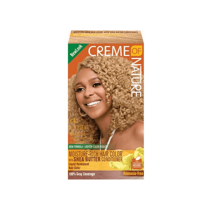 Creme of Nature Moisture Rich Hair Color Kit #C43-Lightest Blonde