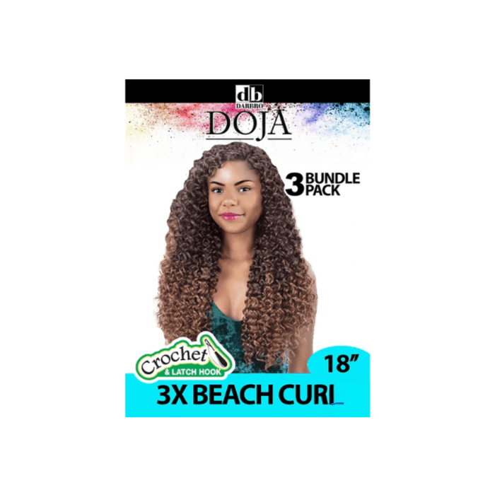 Darbro - Doja 3X Beach Curl Crochet & Latch Hook 18''