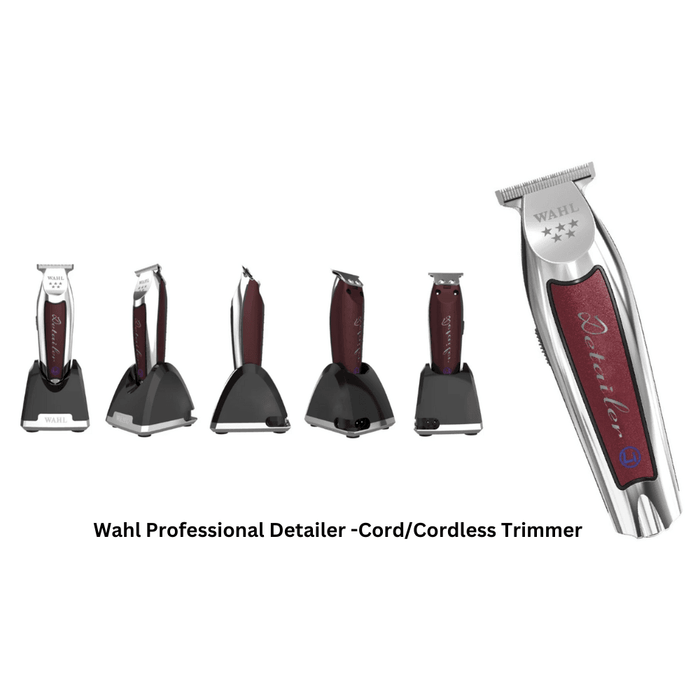 Wahl Professional Detailer -Cord/Cordless Trimmer - Beauty and Hair Supply