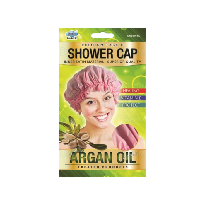 Dream World Argan Oil Premium Fabric Shower Cap