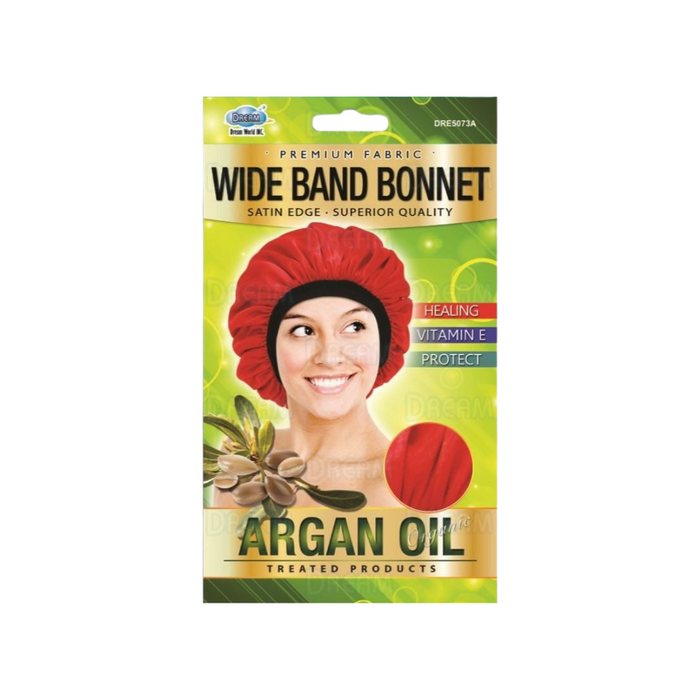 Dream World Argan Oil Premium Fabric Wide Band Bonnet