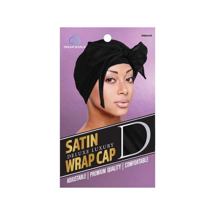 Dream World Satin Deluxe Luxury Wrap Cap