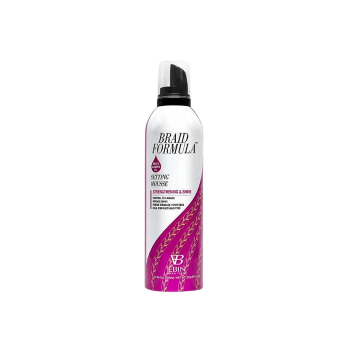 EBIN Braid Formula Almond Oil Setting Mousse 354ml