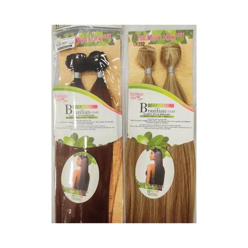 Fashion Idol 101 Brazilian Hair Glossy Weave (2Pcs per pack) - Beauty and Hair Supply