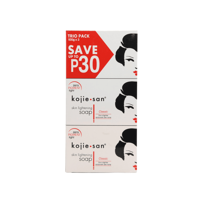 Kojie San Skin Lightening Soap Trio Pack 3X100g