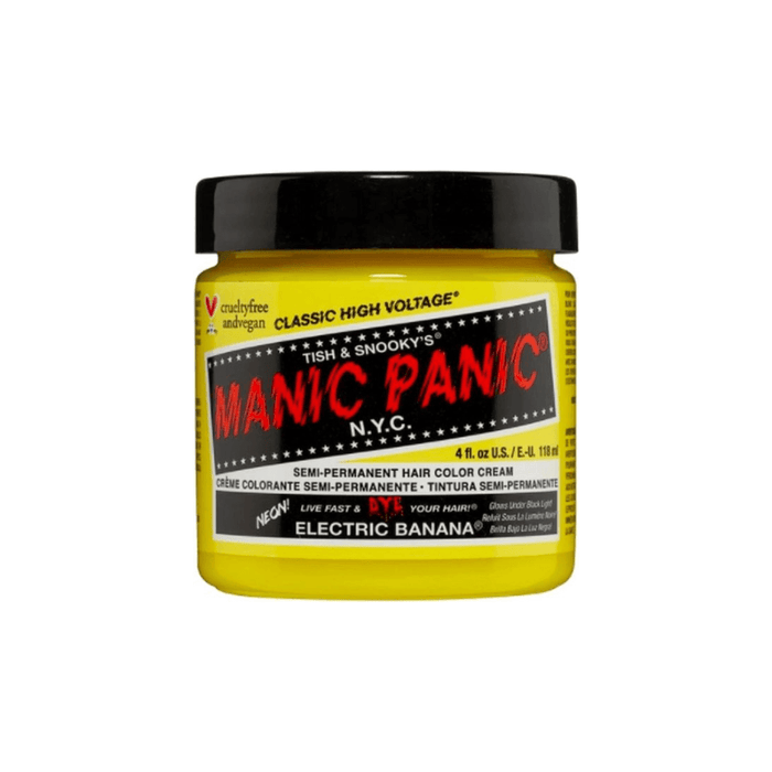 Manic Panic Semi Permanent Hair Color Cream 118ml #Electric Banana