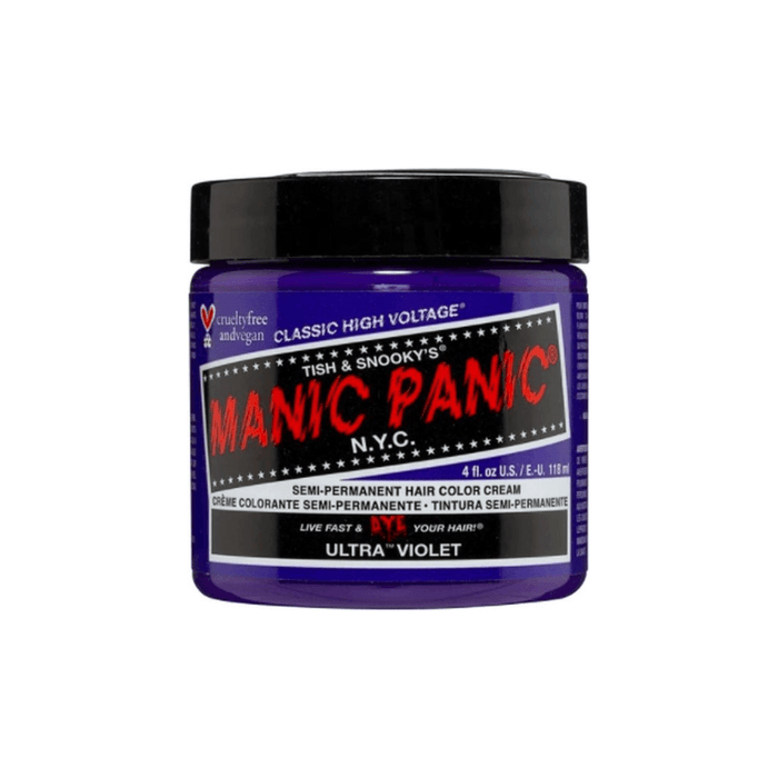 Manic Panic Semi Permanent Hair Color Cream 118ml #Ultra Violet