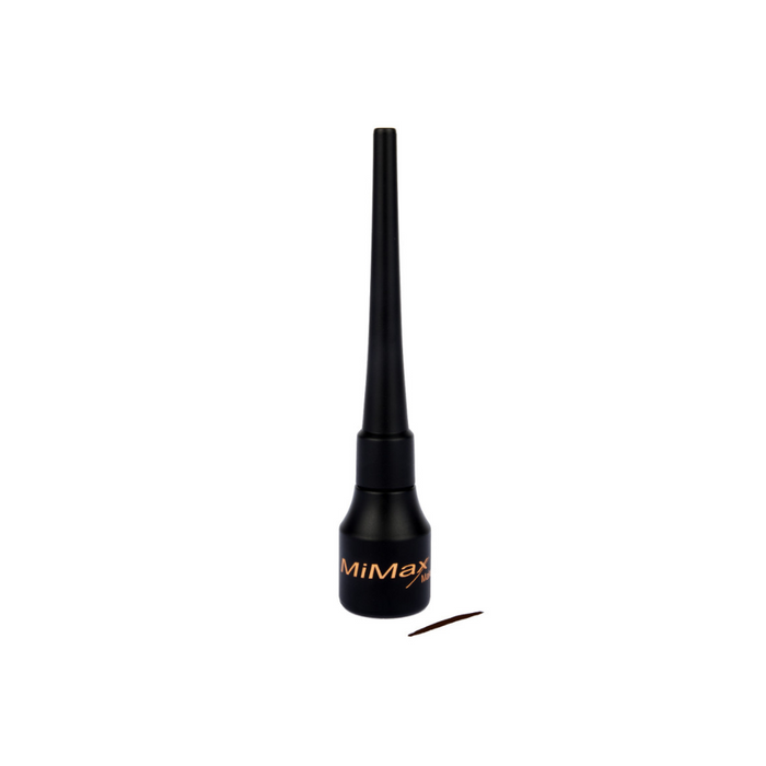 MiMax MakeUp Liquid Eyeliner E02 Dark Brown