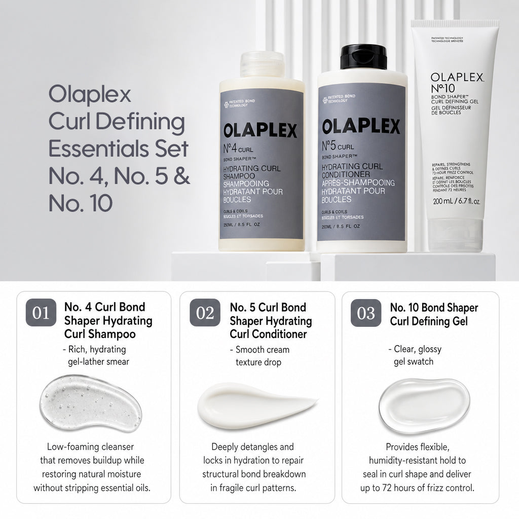 Olaplex Curl Defining Essentials Set No. 4, No. 5 &amp; No. 10