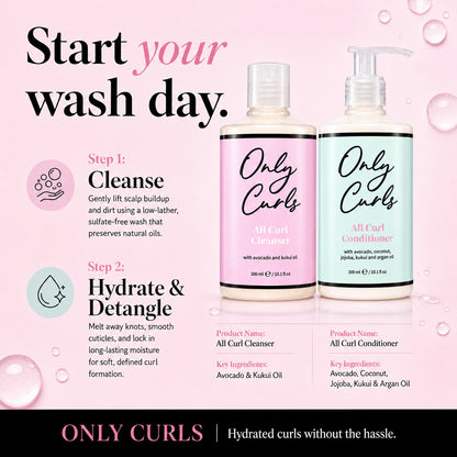 Only Curls Hydrating Shampoo &amp; Conditioner Duo