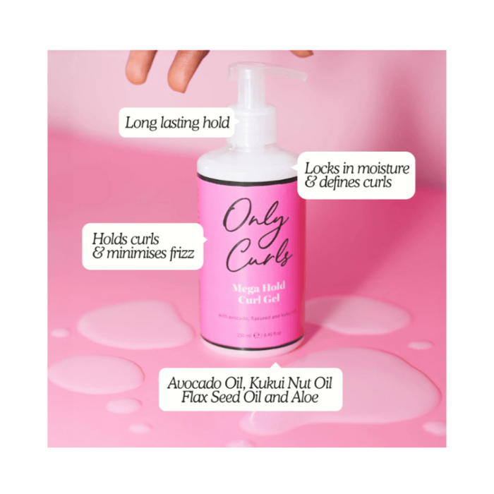 Only Curls Mega Hold Curl Gel 250ml