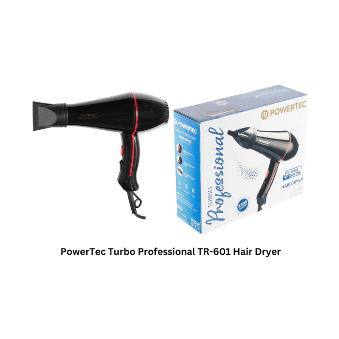 PowerTec Turbo Professional TR-601 Hair Dryer - Beauty and Hair Supply