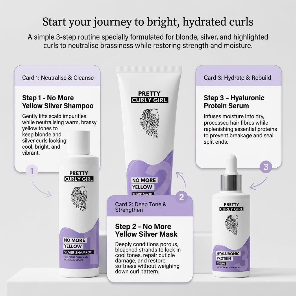 Pretty Curly Girl Blonde Line Bundle Set