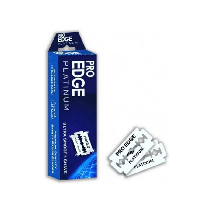 Pro Edge Platinum Double Edge Safety Razor Blades (20X5) Stucks