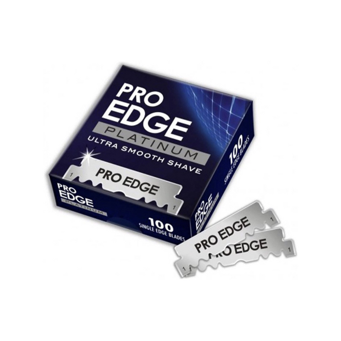 Pro Edge Platinum Single Edge Safety Razor Blades 100 Stucks