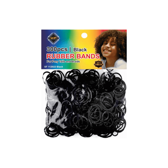 Saifi Rubber Bands Black 300pcs