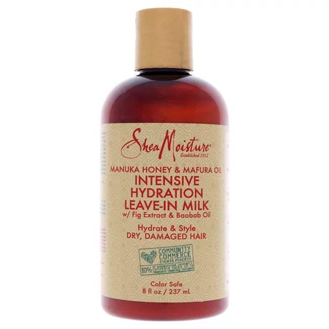 Manuka Honey & Mafura Oil Intensive Hydration Leave-In Milk Shea Moisture - Beauty and Hair Supply