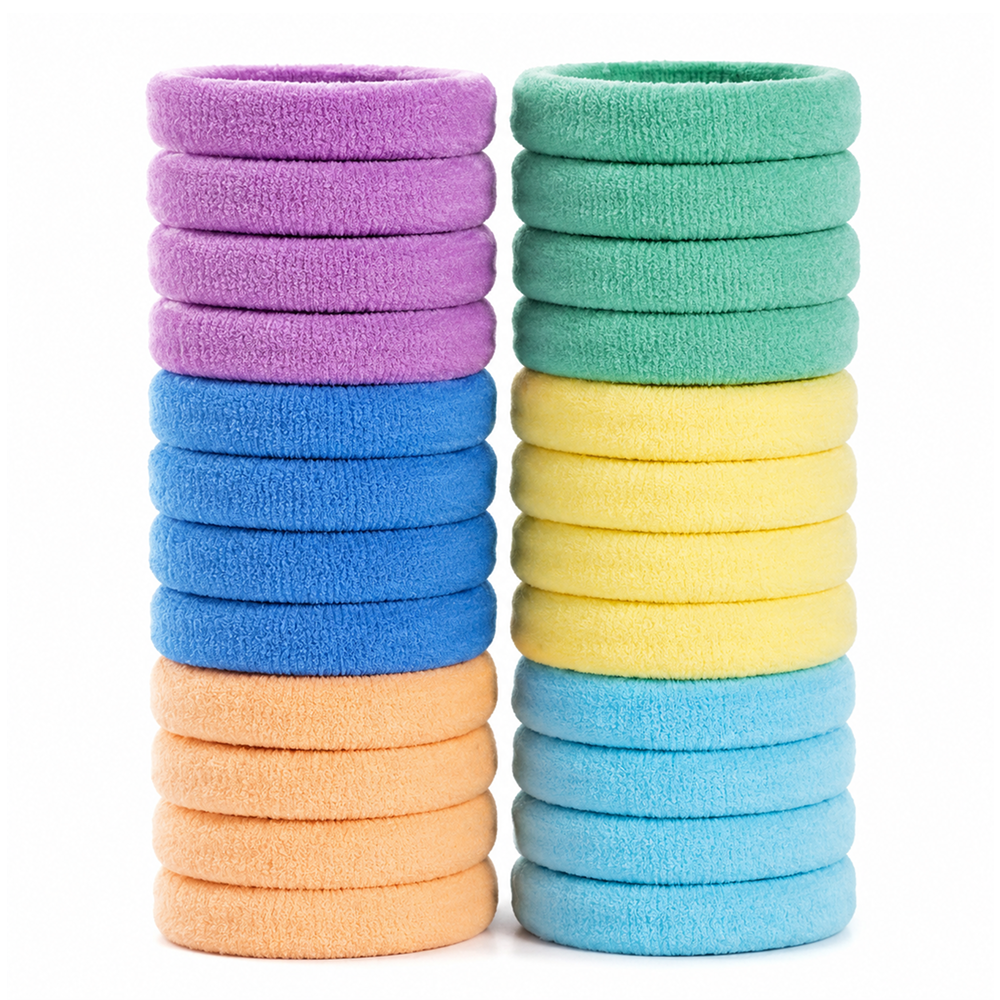 Bifull Spring Collection Hair Ties Assorted Colors 24 Units