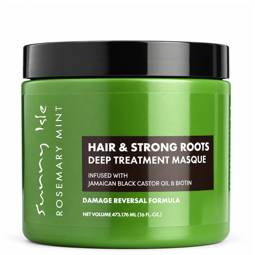 Sunny Isle Rosemary Mint Hair &amp; Strong Roots Masque 473ml