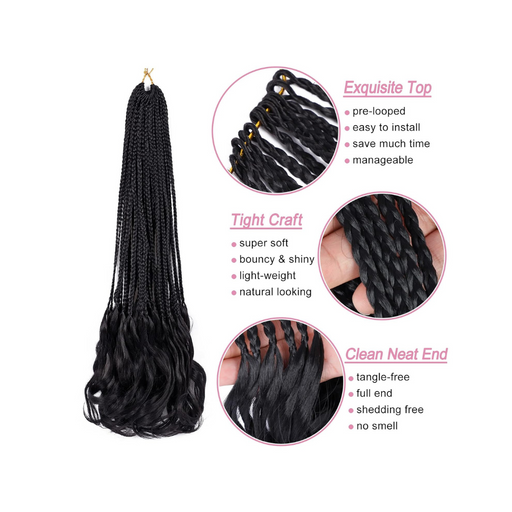 Darbro Doja French Curl Crochet Braid 22"