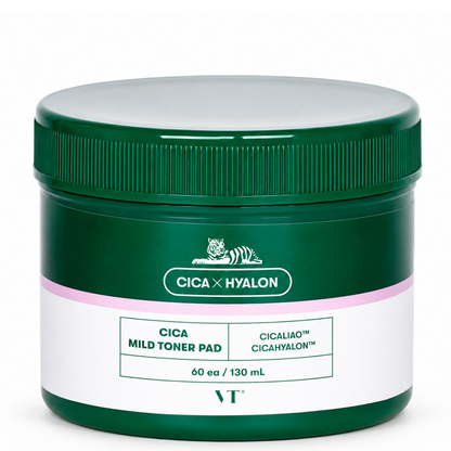Vt Cosmetics Cica Mild Toner Pad 60pcs