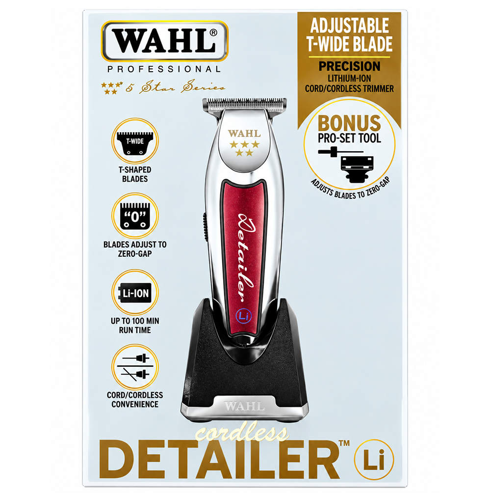 WAHL Cordless Detailer Hair Clipper Kit