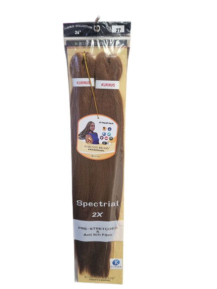 Kukunus Braid 2X Value Pack 26" (Professional Pre-Stretched Anti-Itch Fibre)