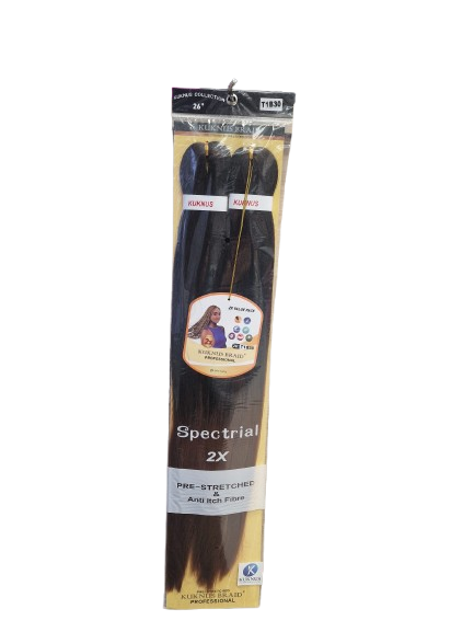 Kukunus Braid 2X Value Pack 26" (Professional Pre-Stretched Anti-Itch Fibre)