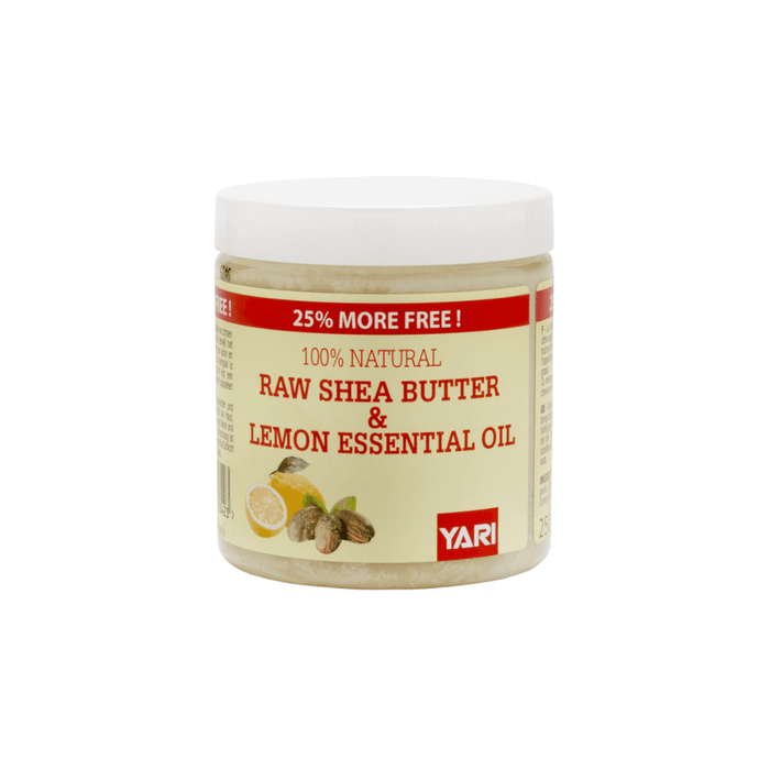 Yari 100% Natural Raw Shea Butter & Lemon Essential Oil 250 ml