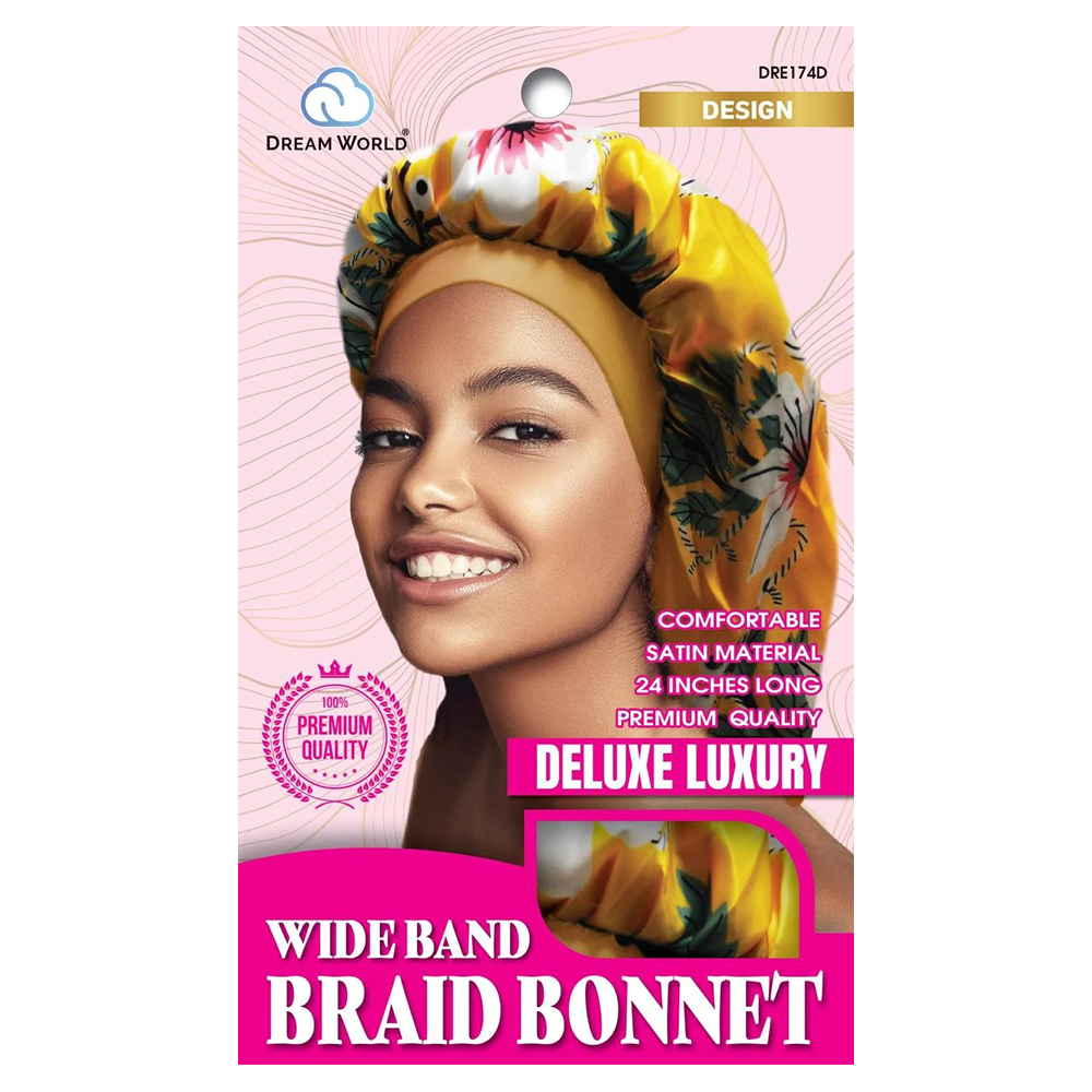 Dream World W-Wide Band Braid Bonnet XL