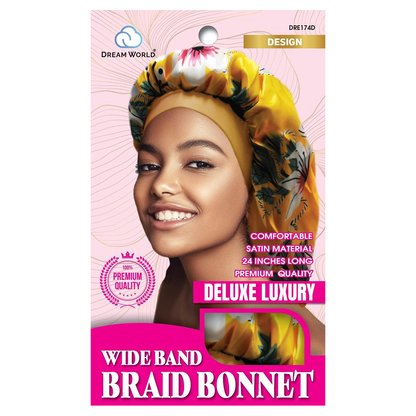 Dream World W-Wide Band Braid Bonnet XL