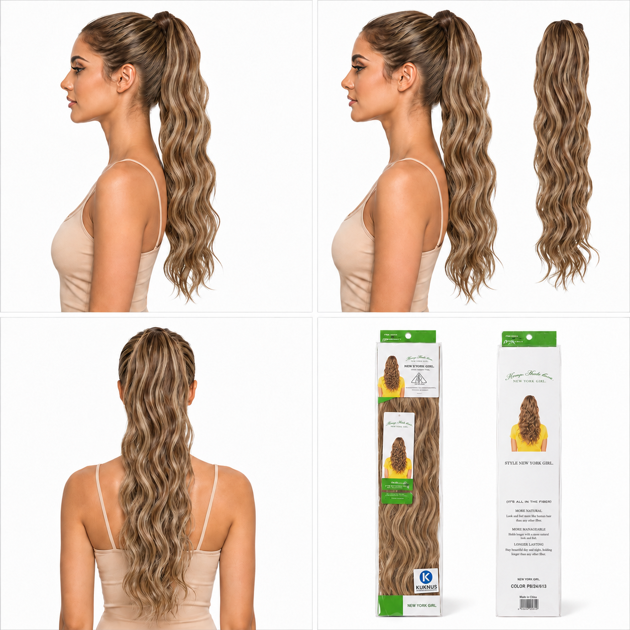 Kuknus Ponytail Style New York Girl