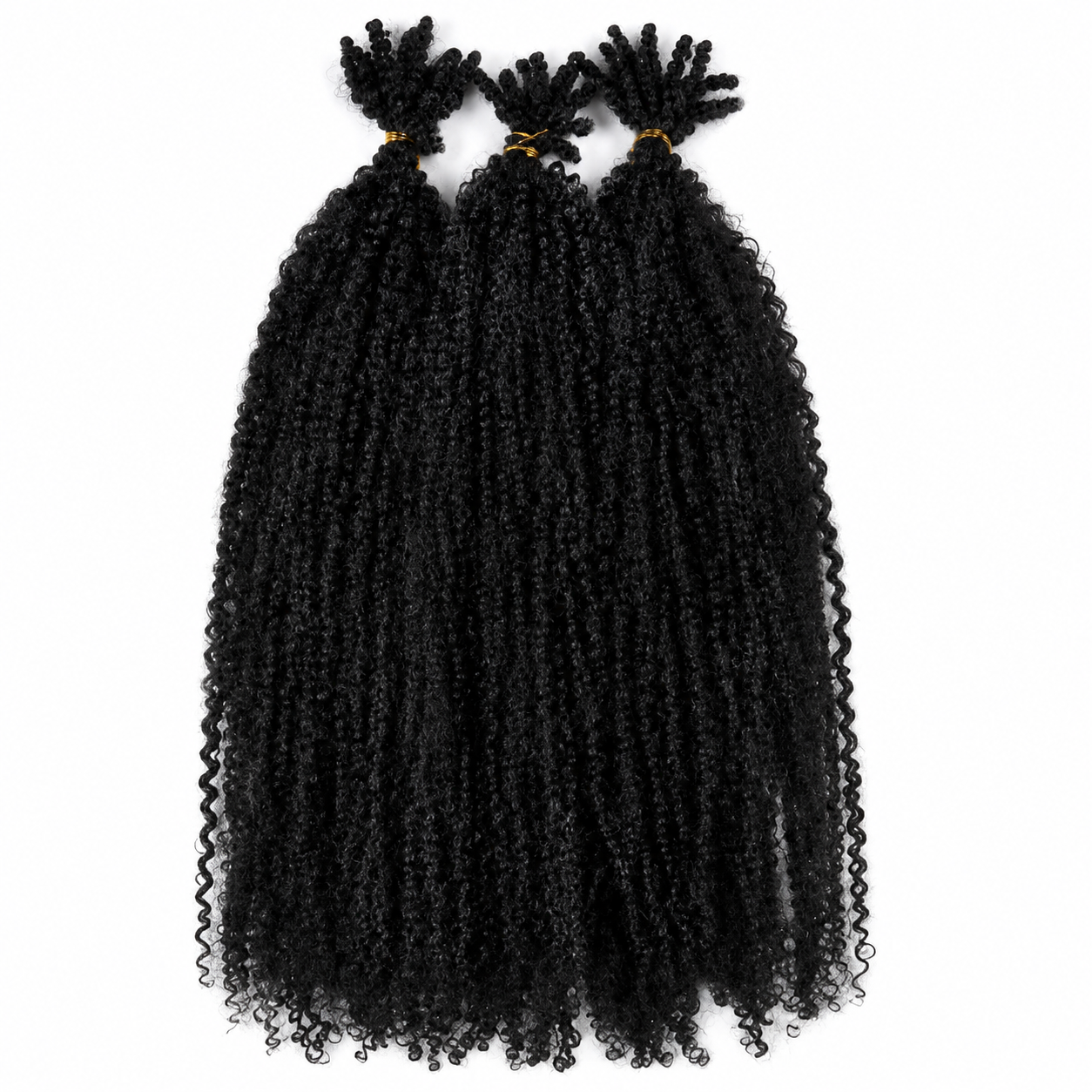 Kuknus Style Pre Streched Popp-In-Twist Bulk Synthetic Hair