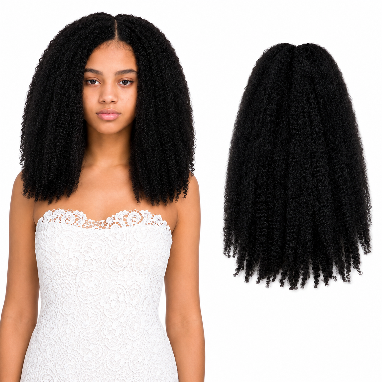 Kuknus Synthetic Baby Marley Bulk Braids 14"