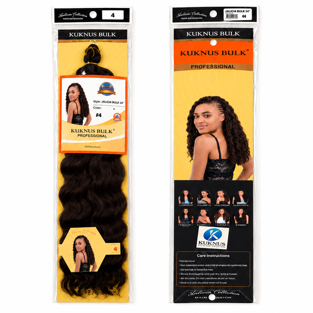 Kuknus Carribean Bulk Synthetic Braiding Hair