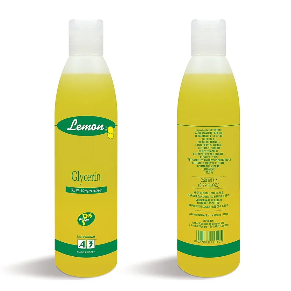A3 Lemon Glycerine (vegetable) 260ml-All-Beauty and hair supply