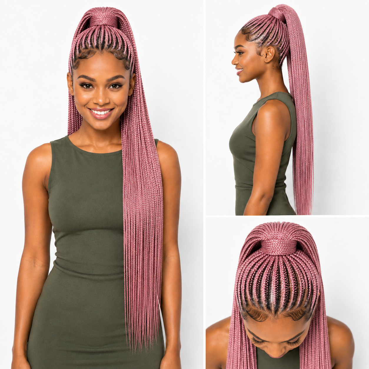 X-Pression 2X Pre-Stretched Synthetic Braids 24"