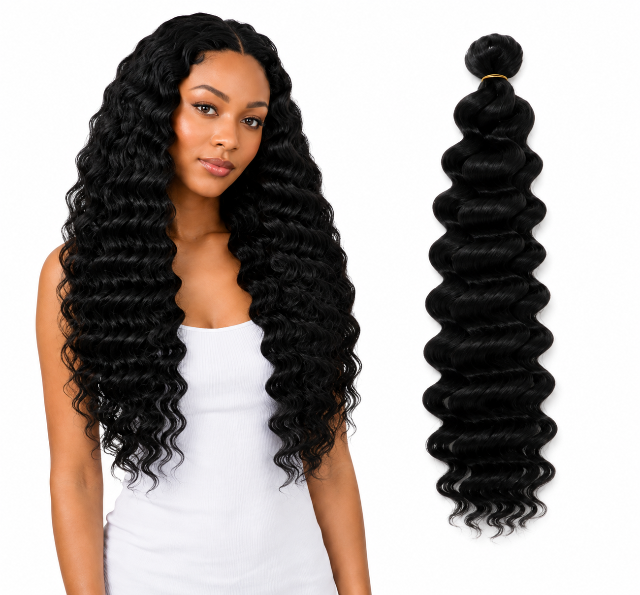 Kuknus Synthetic Deep Twist Bulk Braids 20"