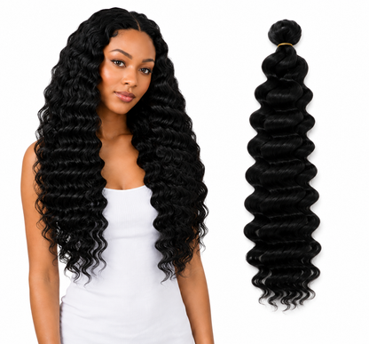 Kuknus Synthetic Deep Twist Bulk Braids 20"