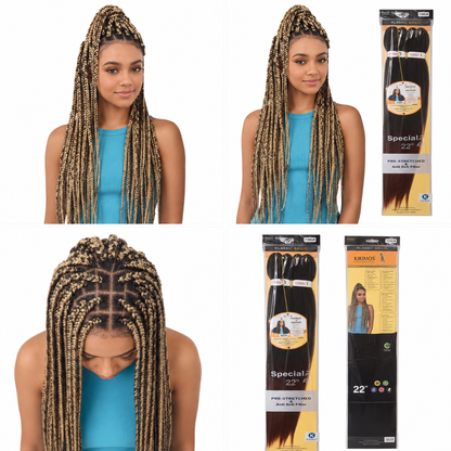 Kuknus Braids 2x Value Pack Pre-Stretched 26"