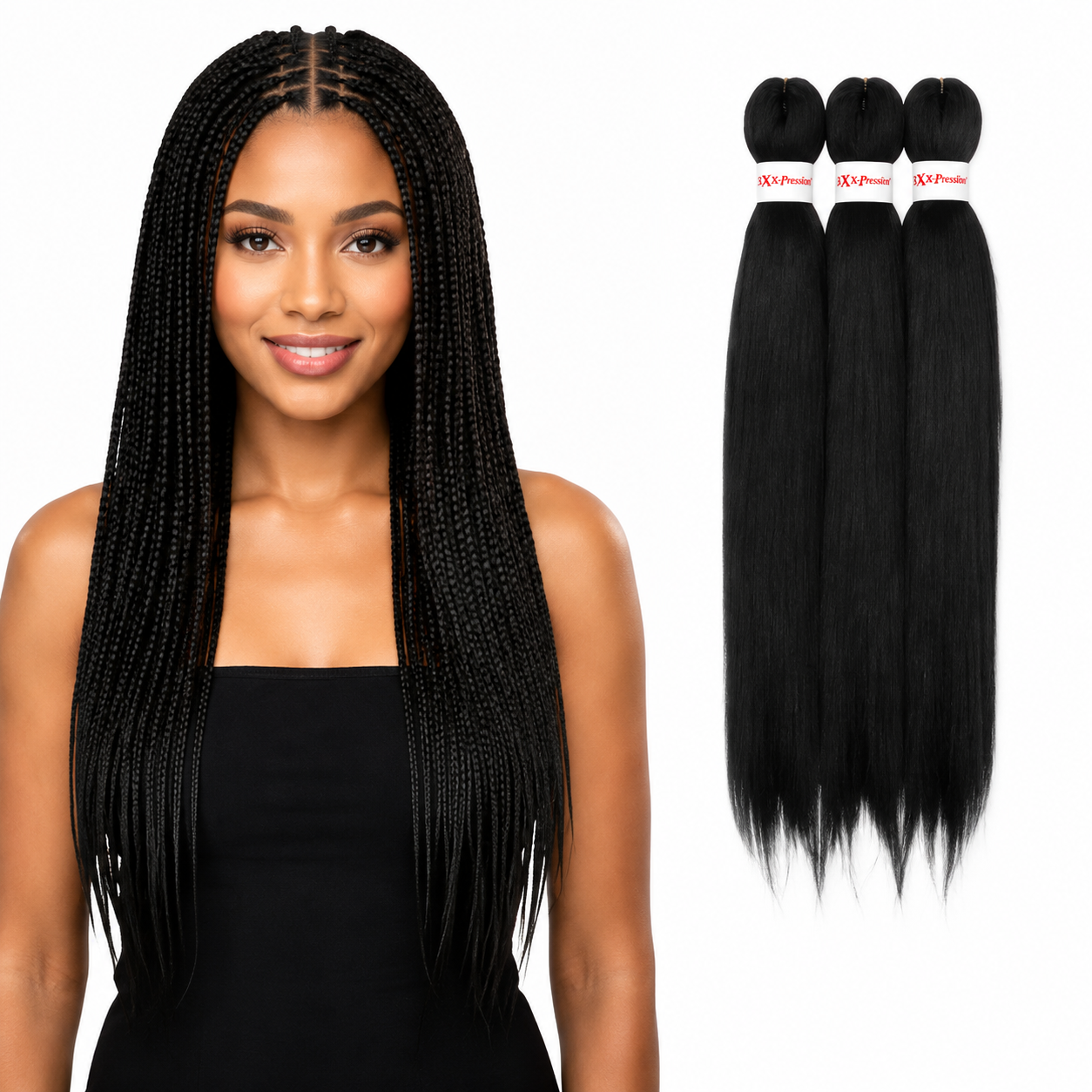 Kuknus Braids 3X Value Pack Pre-Stretched 16"