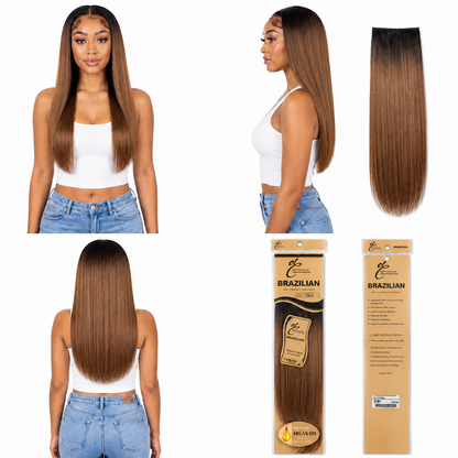Ei Brazilian Unprocessed Straight Human Hair Wave