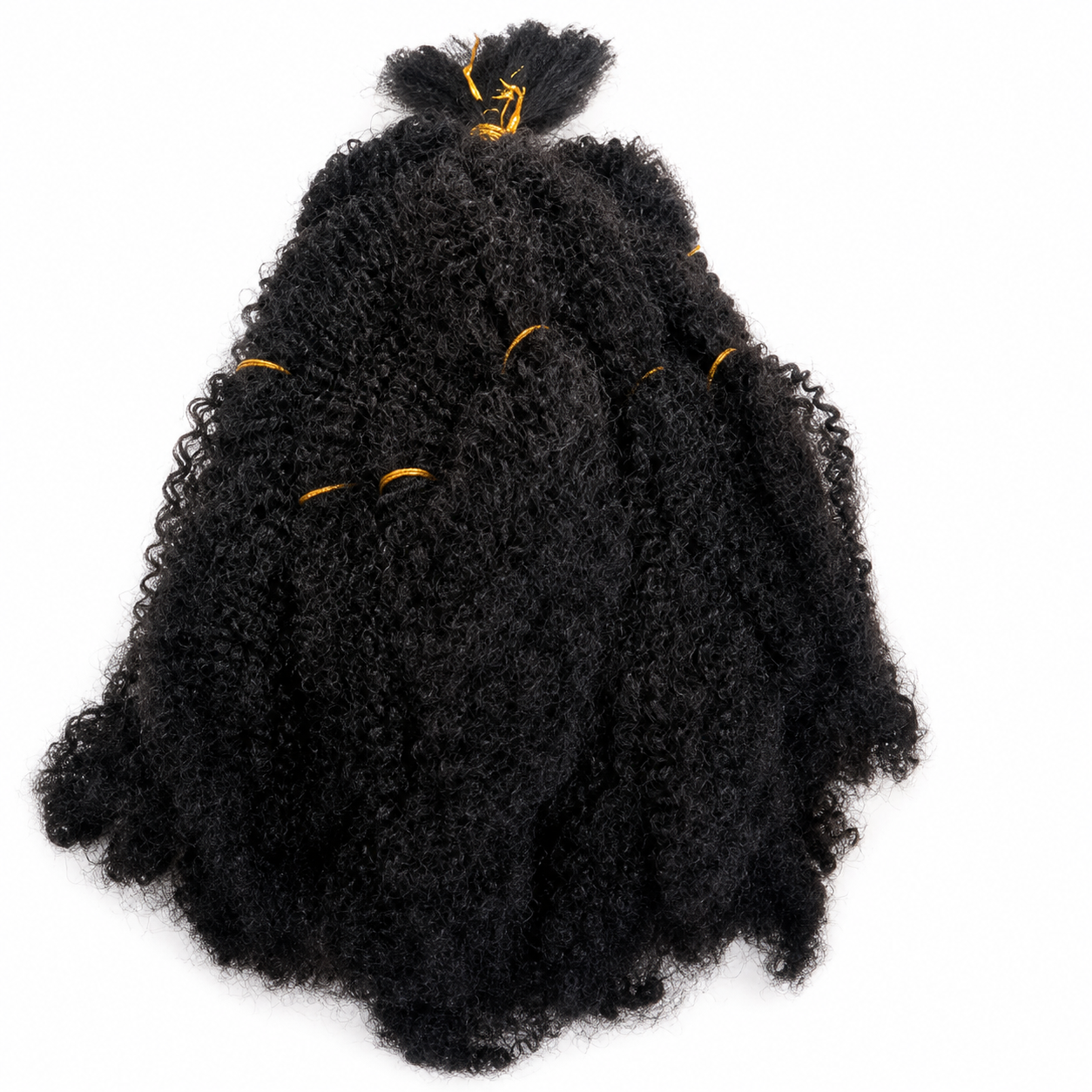 K&amp;C Hair World Afro Kinky Bulk Synthetic Hair
