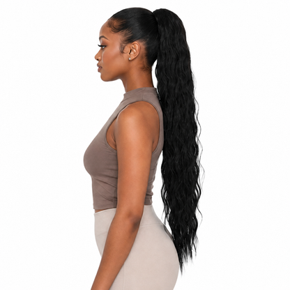 Kuknus Synthetic Peruvian Girl Ponytail 30’’