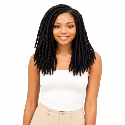 Kuknus Synthetic Baby Dread Locks Bulk 14"