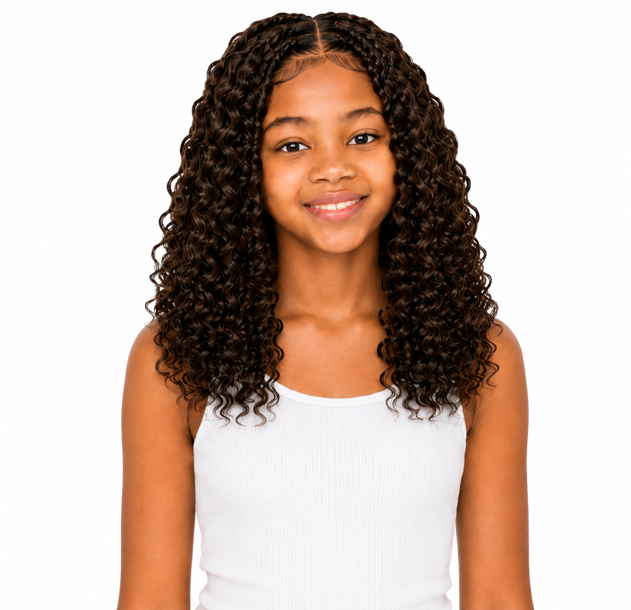 Kuknus Synthetic Baby Beach Curl Bulk 14"