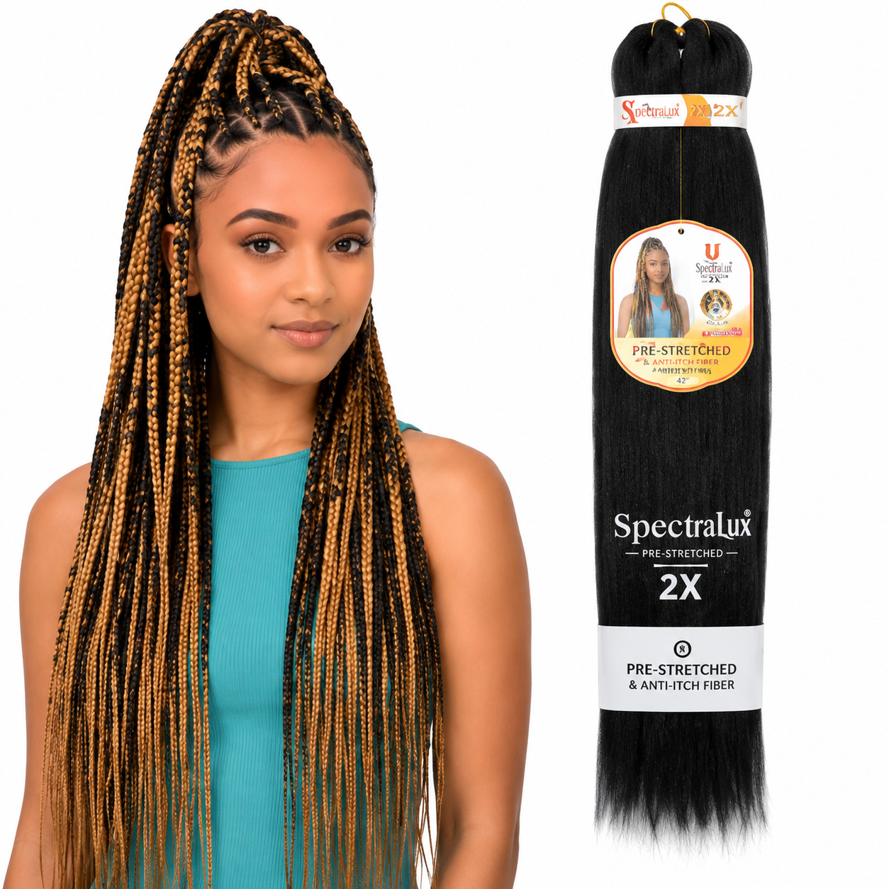 Kuknus Braids 2x Value Pack Pre-Stretched 26"